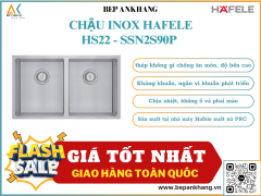 Chậu inox Hafele HS22 - SSN2S90P 567.94.000